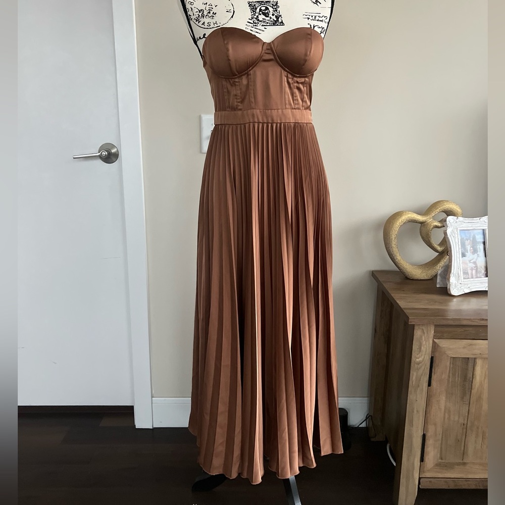 Brown Wedding Guest Dress